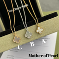 Sweet Alhambra Necklace, 9mm, 18K Gold Plated, VCA Packaging
