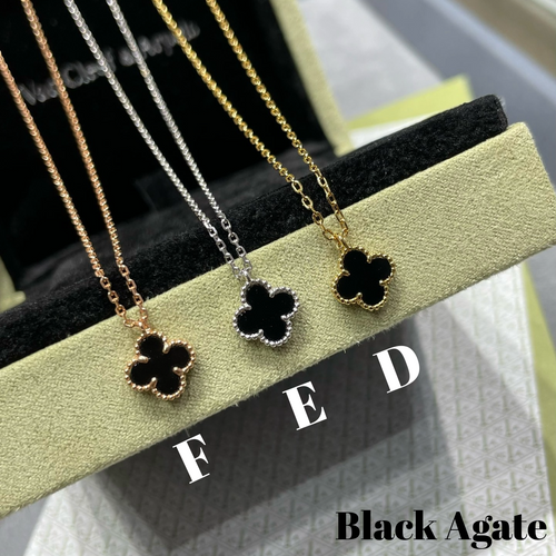 Sweet Alhambra Necklace, 9mm, 18K Gold Plated, VCA Packaging