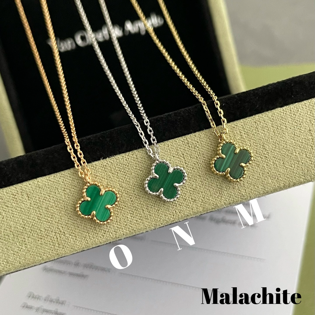 Sweet Alhambra Necklace, 9mm, 18K Gold Plated, VCA Packaging