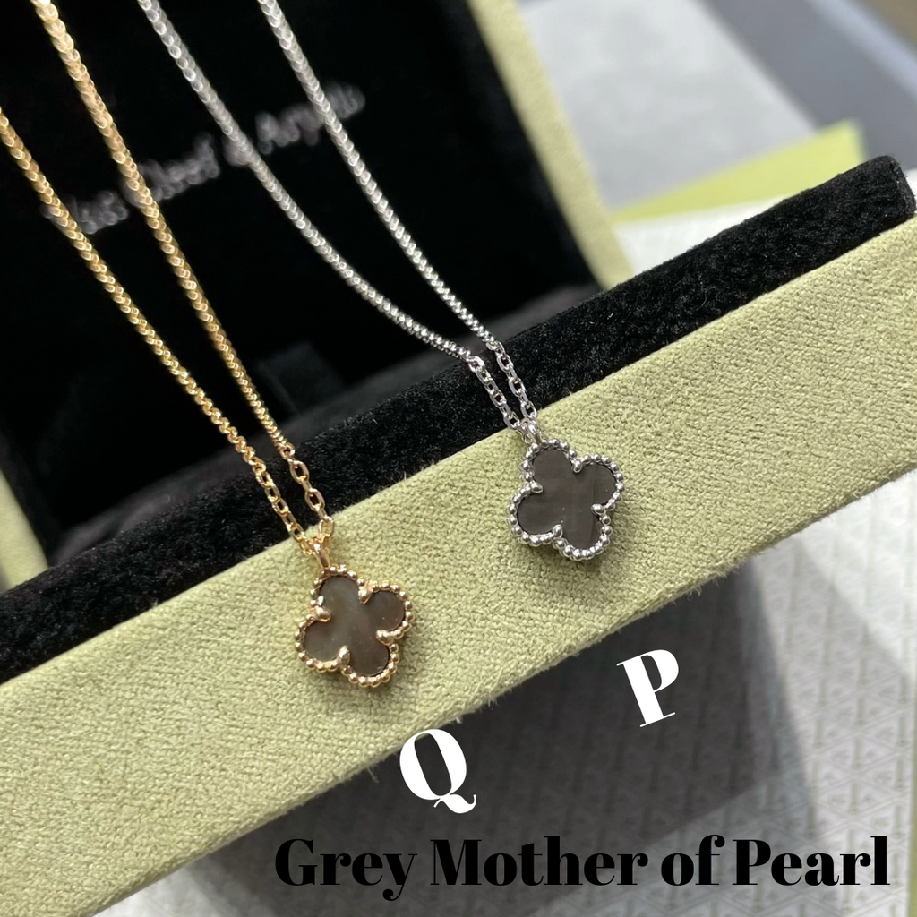 Sweet Alhambra Necklace, 9mm, 18K Gold Plated, VCA Packaging