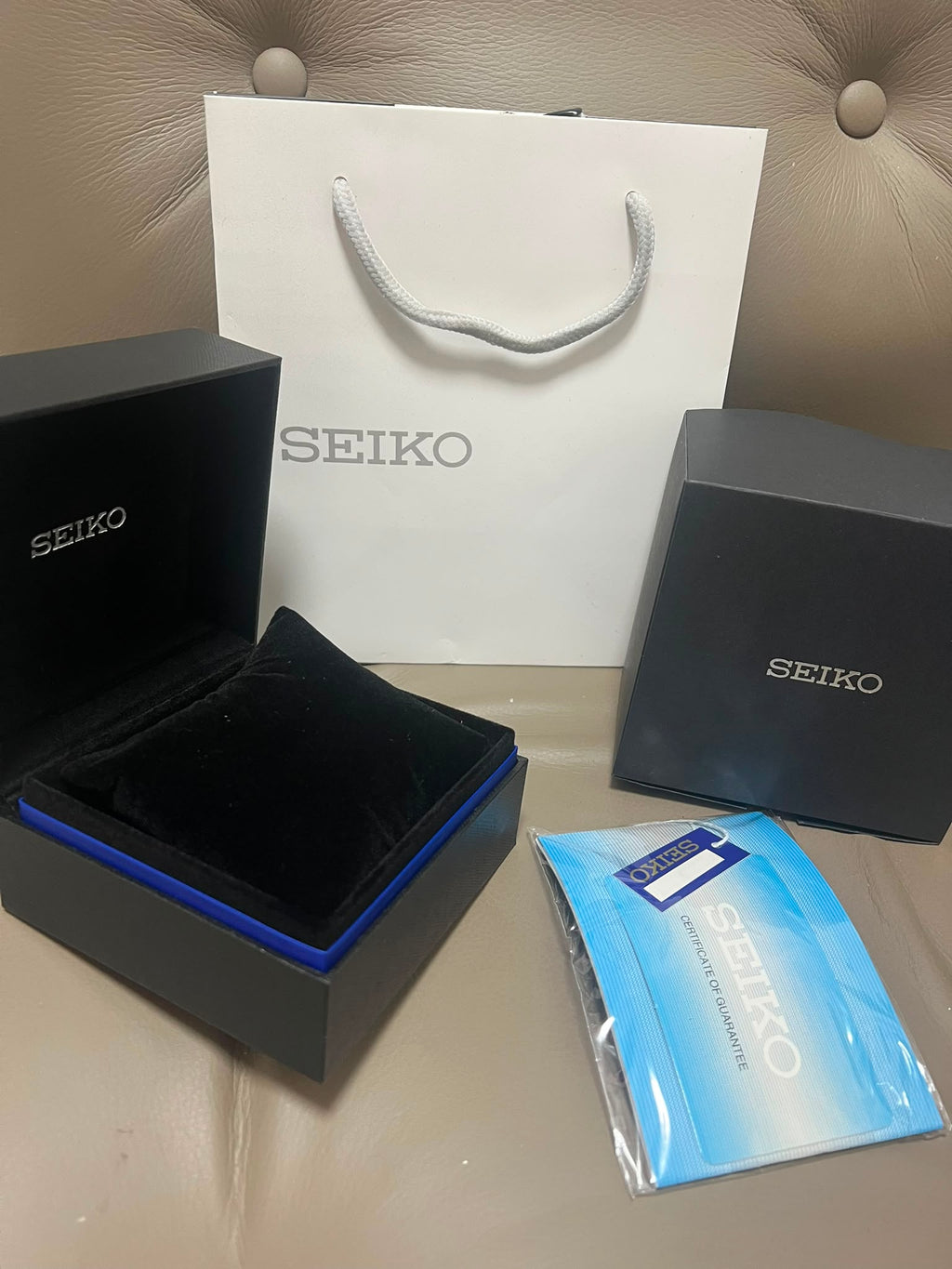 Vintage Seiko Empty Watch Box for Collectors