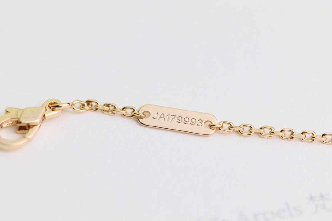 Butterfly Necklace in 18K Rose Gold Plating