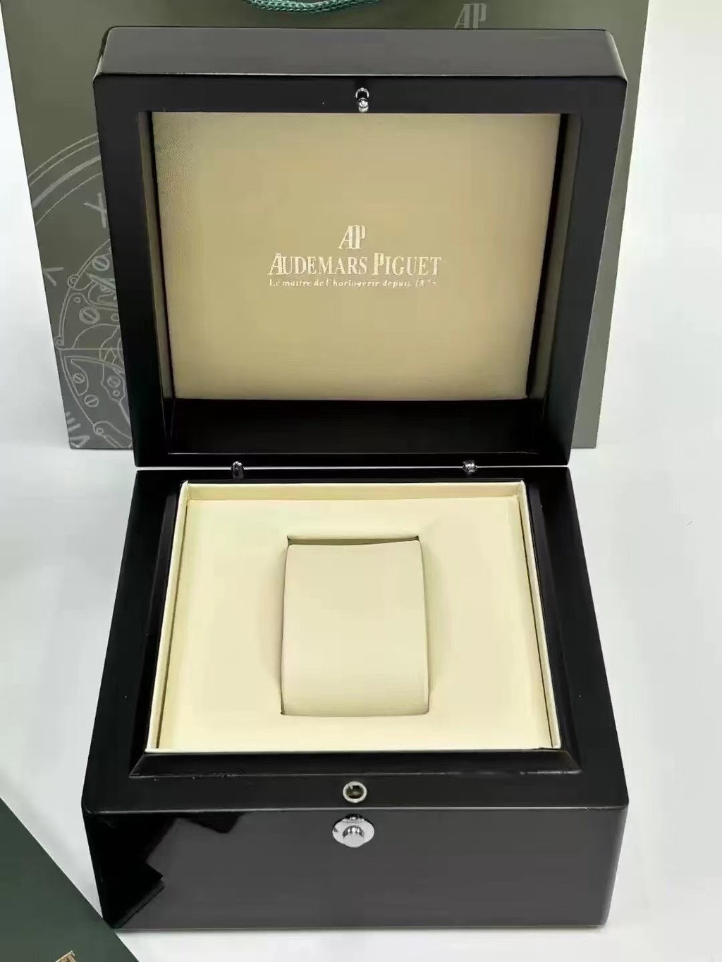 Vintage Audemars Piguet Brown Wood Watch Box