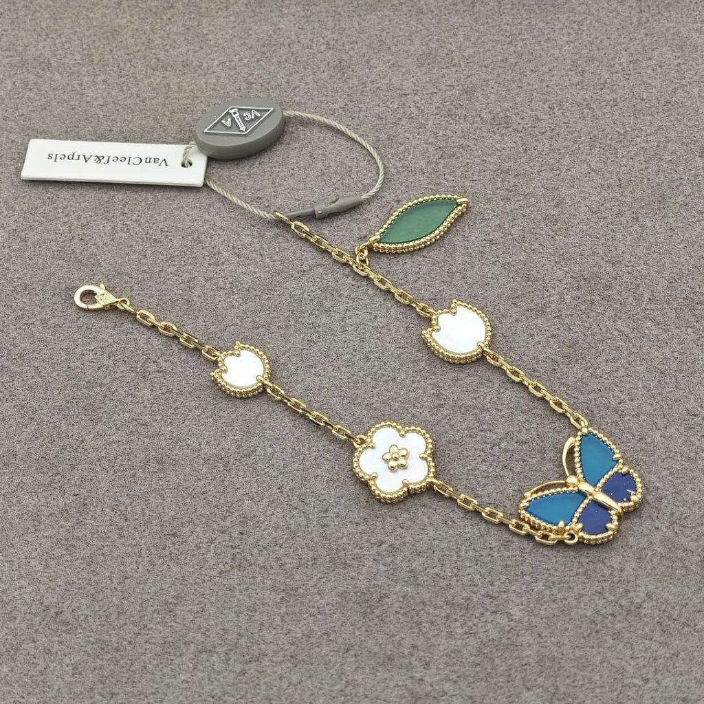 Lapis Lazuli Spring Series Bracelet, Yellow Gold