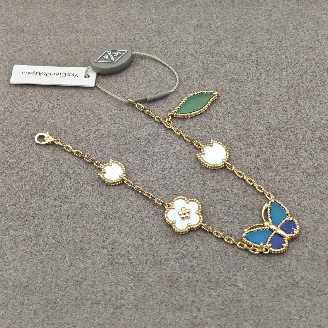 Lapis Lazuli Spring Series Bracelet, Yellow Gold