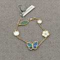 Lapis Lazuli Spring Series Bracelet, Yellow Gold