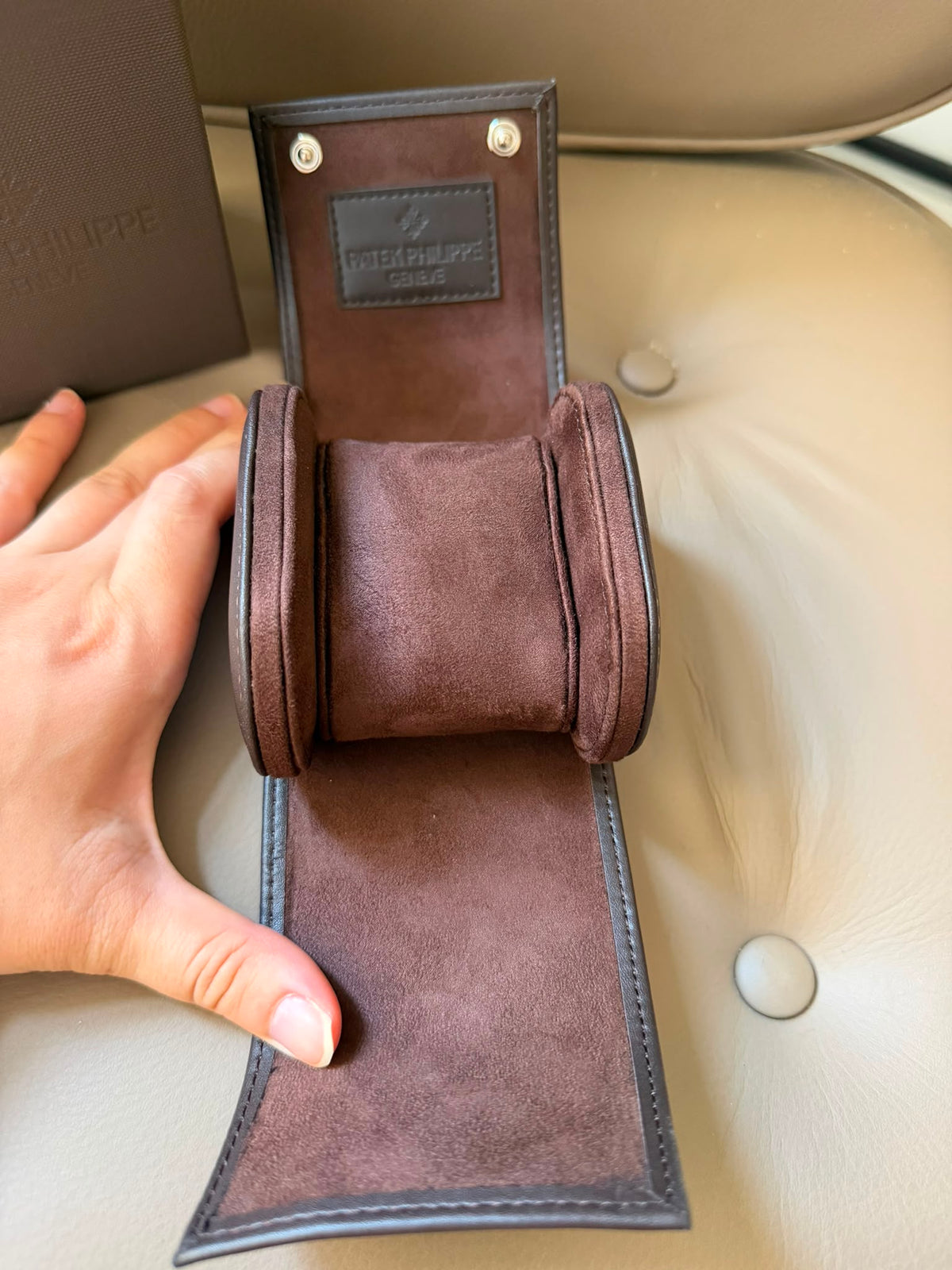 Vintage Patek Philippe Leather Travel Watch Pouch